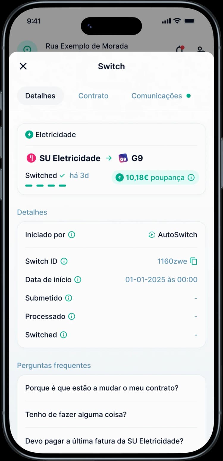 Acompanha os teus switches em tempo real. Sempre em controlo